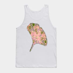 Mosaic Ginkgo (Peach and Pink) Tank Top